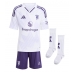 Maglie da calcio Manchester United Matheus Cunha #10 Seconda Maglia Bambino 2025-26 Manica Corta + Pantaloni corti)